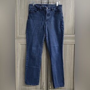 Talbots Women's Straight Leg Jeans - Dark Blue